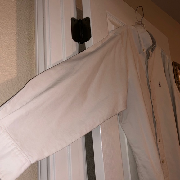 Ralph Lauren white classic fit long sleeve button up - Picture 2 of 7